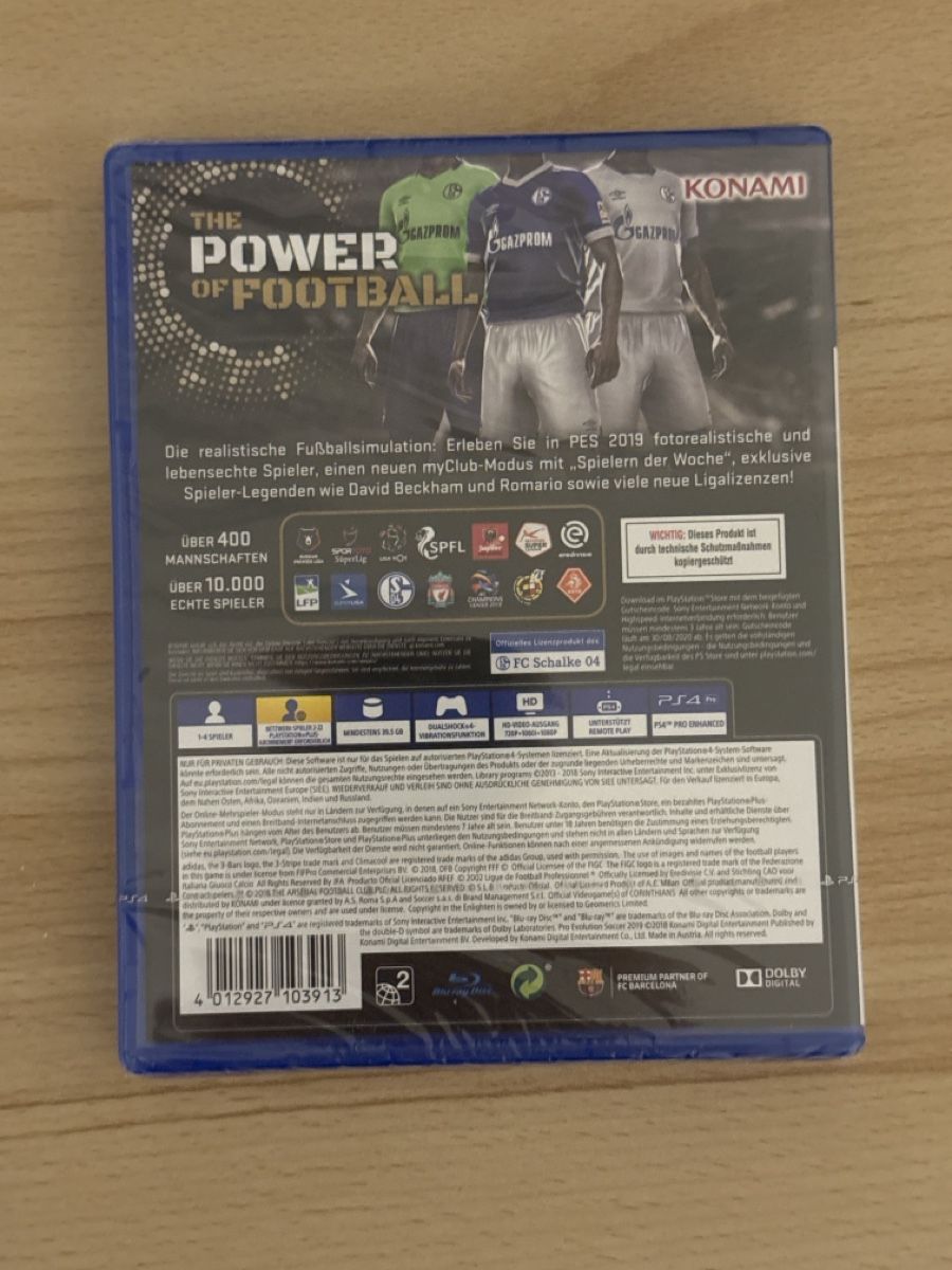 Spiele: PES 2019 Schalke Edition PS4 – Neu und originalverpackt aus Zürich von dforn 1