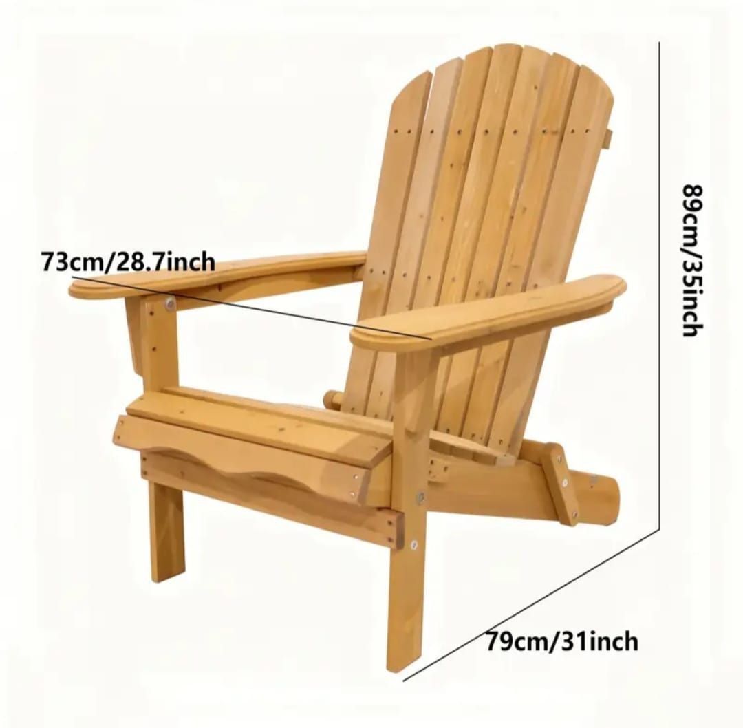 Sedie: Wetterfester Adirondack-Stuhl – Nuovo e nell'imballaggio originale da Hohenrain venduto da cars77 4