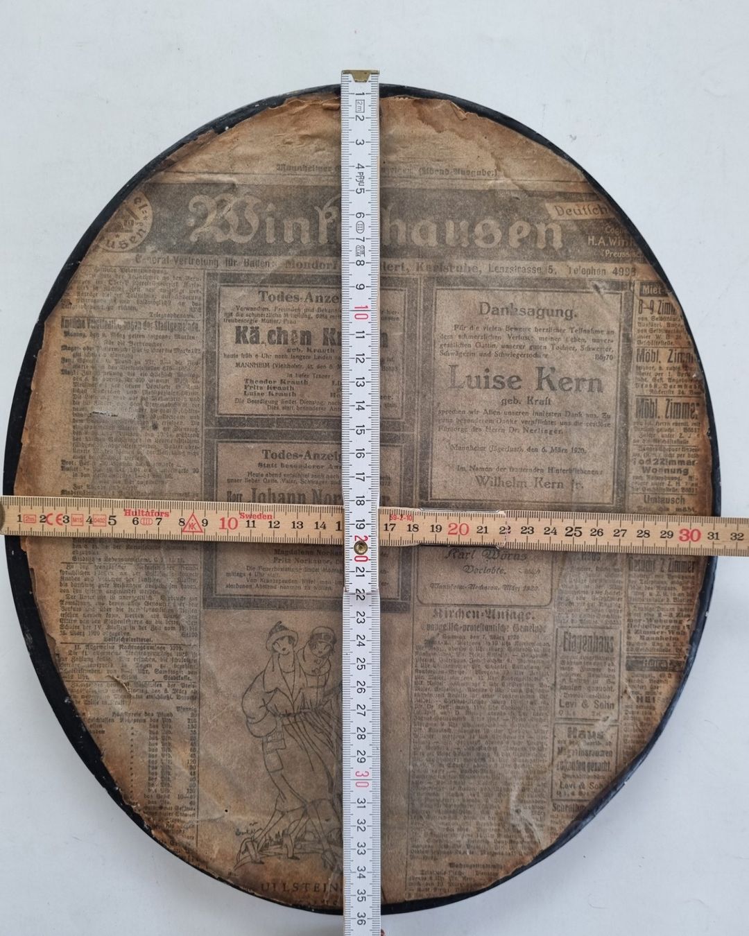 Poster & Bilder: Antikes Bild im Ovalrahmen, Romantik pur! – Gebraucht aus Opfikon von Diversamente 7