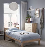 NEIDEN Komplettbett 90 × 200 cm – inkl. Matratze 2 mal benut