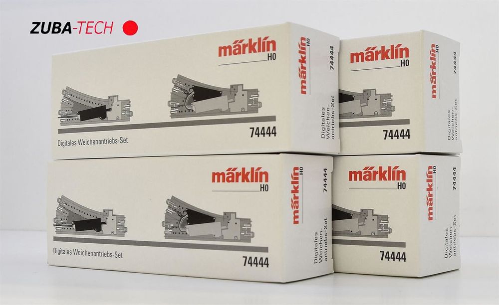 4x Märklin 74444 Weichenantriebs-Set H0 (Neu und originalverpackt) in ...