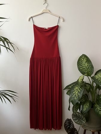 Langes Bandeaukleid von H&M
