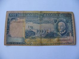 Angola 1000 Escudos 1962, P-96, VG (Serie 1FUQ)