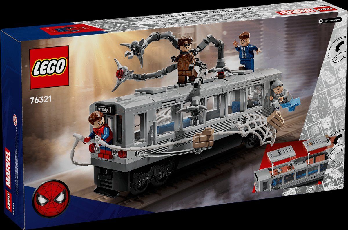 Lego Kit di costruzioni: Lego Marvel #76321 Spider-Man vs. Doc Ock: Showdown ovp – Nuovo e nell'imballaggio originale da Zofingen venduto da gerrymovie93 5