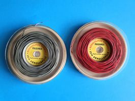 Fulgurex, 2 x  bobines de fil, 25 mètres, Section 0.14 mm²