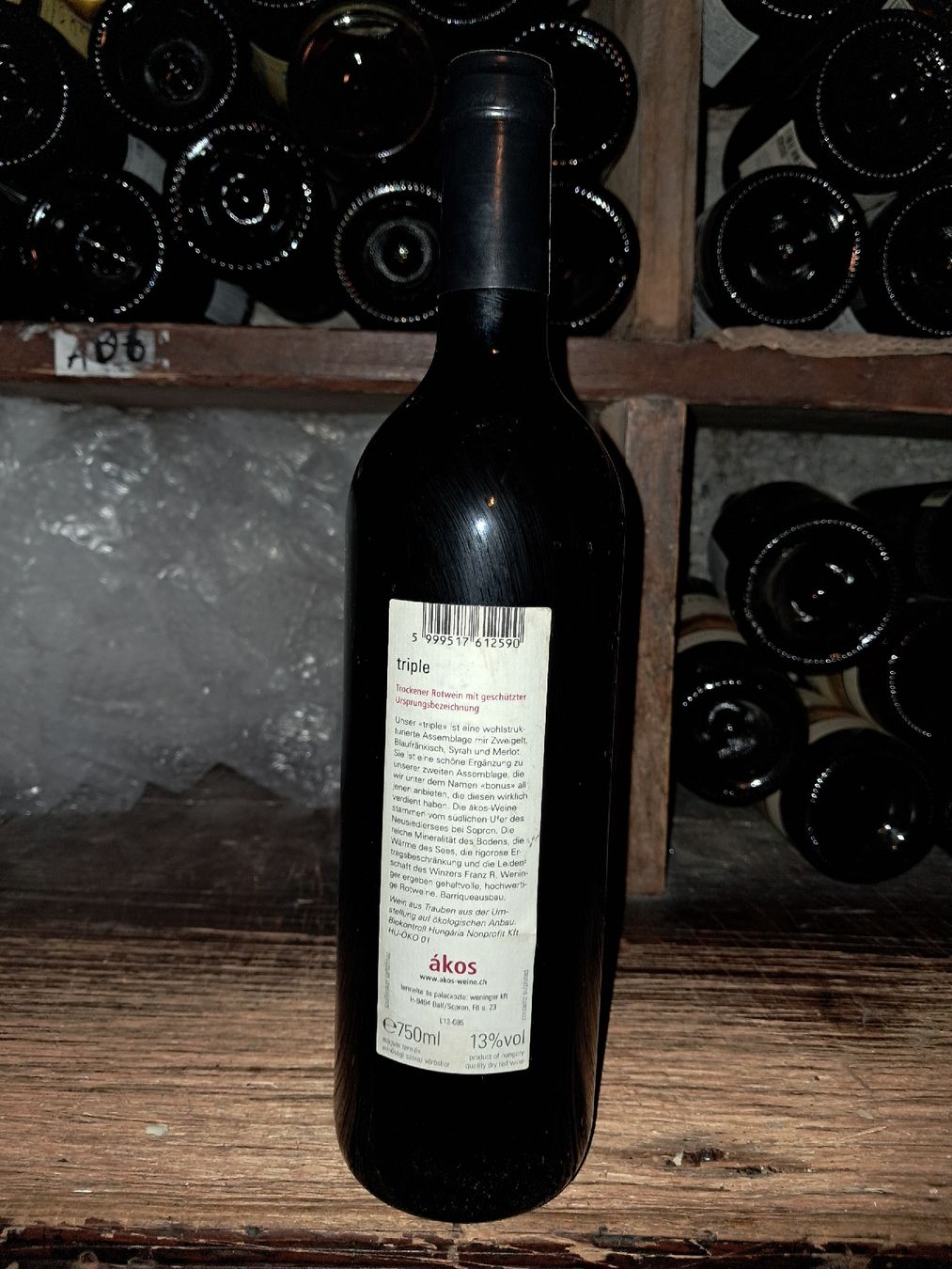 Wein: Ákos Triple de Sopron 2011 – Neu und originalverpackt aus Le locle von juliensaran 2