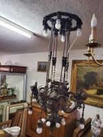 Antike Jugendstil Lampe, Hängelampe - Top Zustand! Bronze