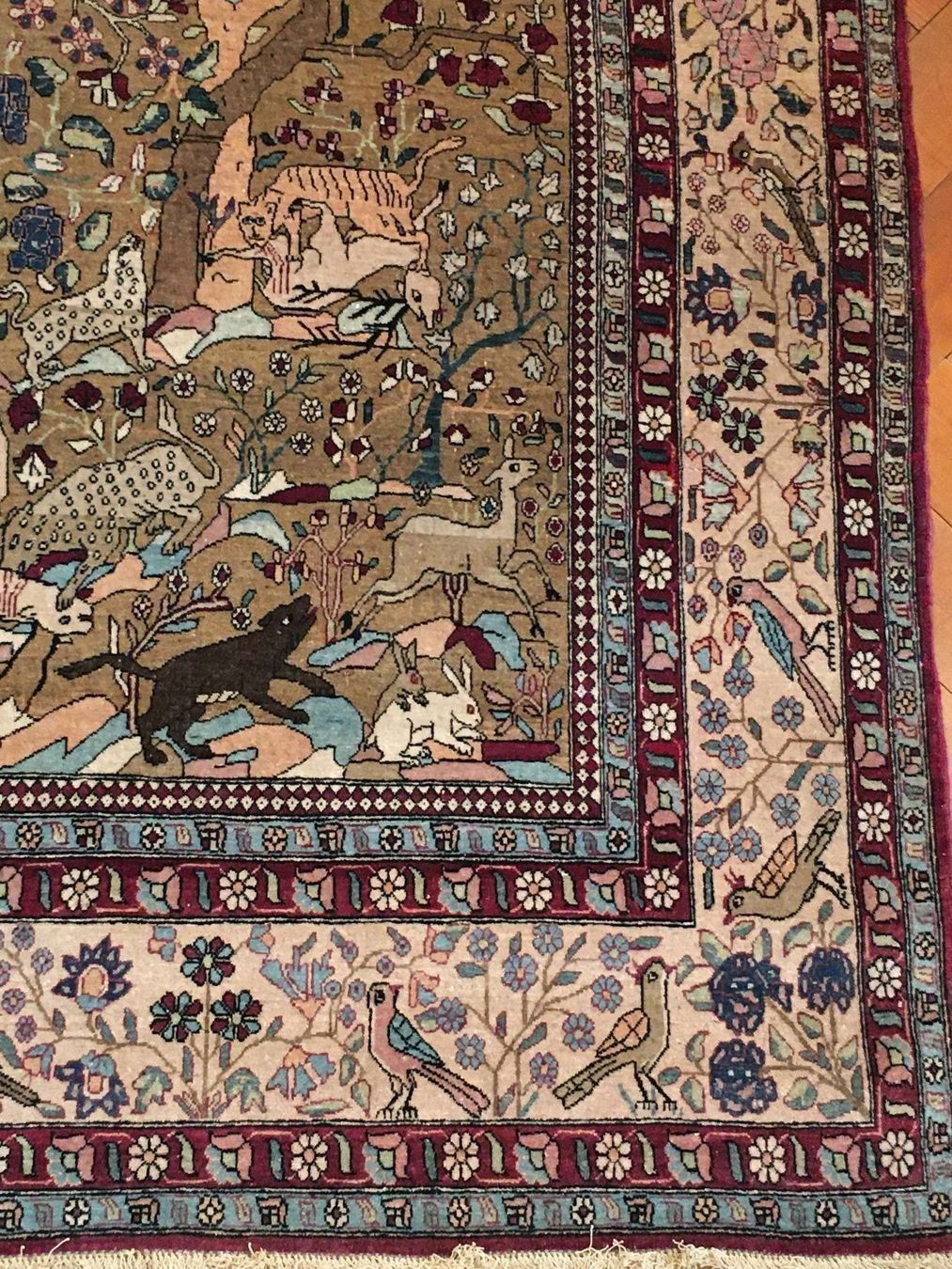 Tappeti: Isfahan Teppich mit Lebensbaum – Usato da Basel venduto da Lancer4 3