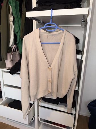 Damen Strickjacke beige Grösse L, öfters getragen