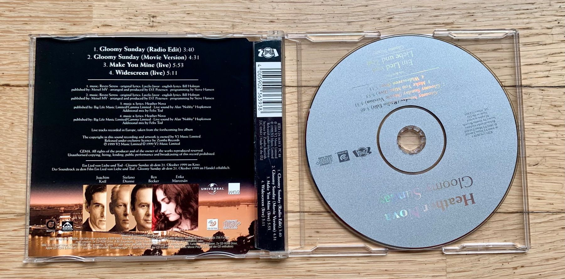 CDs: Heather Nova Gloomy Sunday Maxi – Gebraucht aus Zürich von Fieber 1