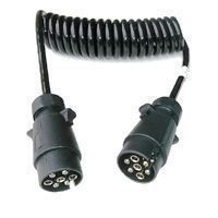 Anhängerkabel Sprialkabel 12 Volt 7 pol