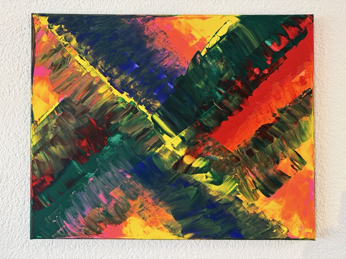Dipinti: Abstraktes Gemälde, moderne Kunst, Wanddeko, Handgemalt – Nuovo (secondo la descrizione) da Schenkon venduto da Stefanw2