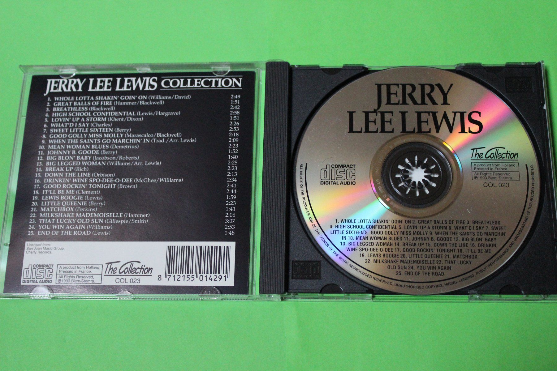 CDs: JERRY LEE LEWIS - COLLECTION 25 SONGS CD – Gebraucht aus Tübach von JamesStone 3