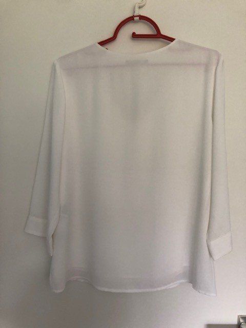 Comma Camicette: Bluse weiss, neu, GR. 40 von Comma – Nuovo (secondo la descrizione) da Benglen venduto da Mohnblume66 3