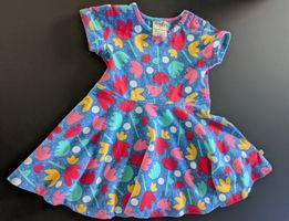 Kleid mit Tulpen von Frugi, Grösse 68 - 80