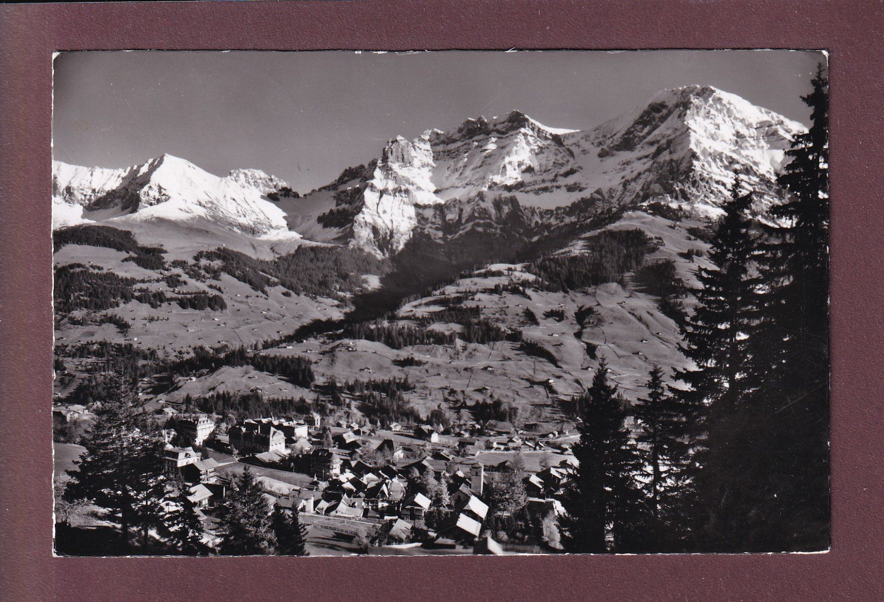 Cartoline postali: ADELBODEN - 1955 – Usato da Pully venduto da nicecards