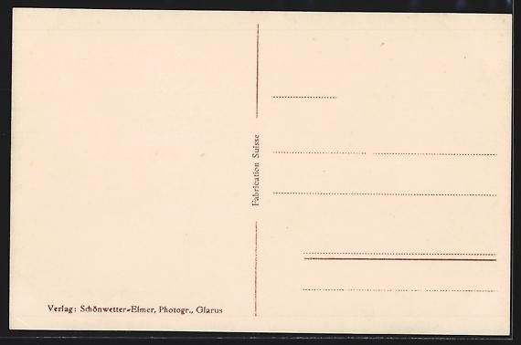 Cartoline postali: Braunwald, Hotel-Pension Alpenblick mit  – Usato da Berlin venduto da bartko-reher 1