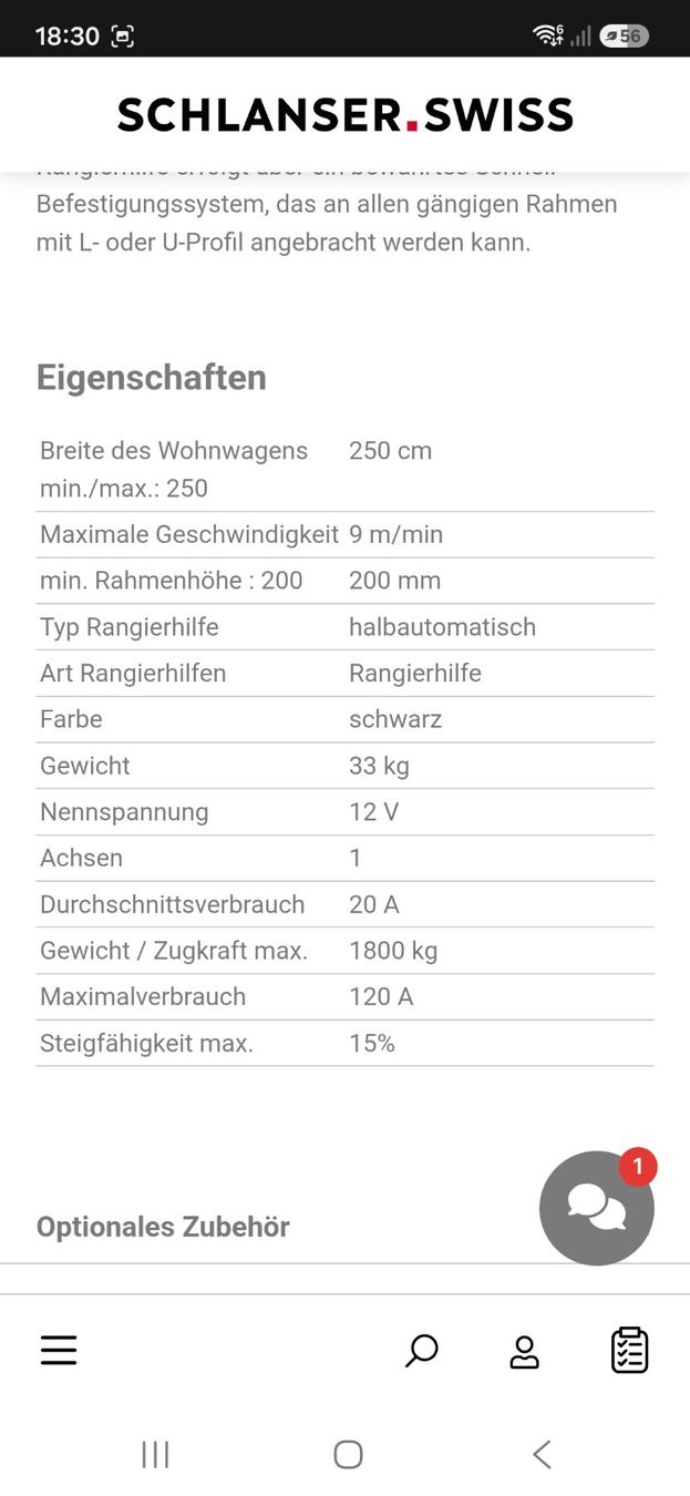 Altri accessori per camping: Mover Go2 Einachser Rangierhilfe halbautomatisch – Usato da Niederhasli venduto da san_qv2p 3