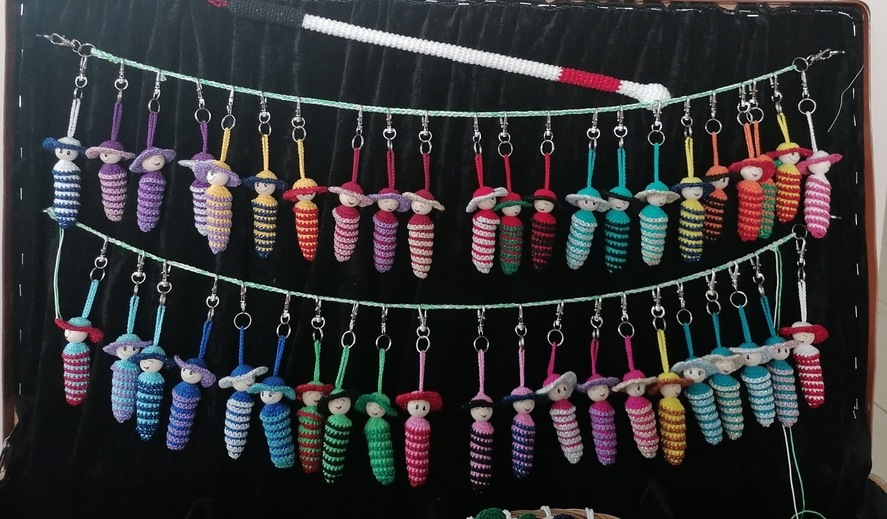 Tutte le decorazioni: Handgemacht Glückswürmchen 3 Stück Gelb – Nuovo e nell'imballaggio originale da Rümlang venduto da TRICE67 7