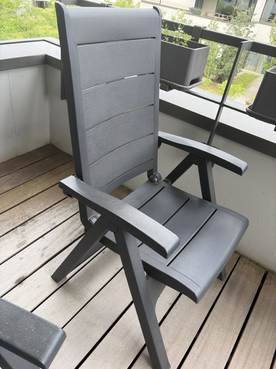 Sedie: 2 Grey Garden Chairs  – Usato da Zürich venduto da dan_6psg 3