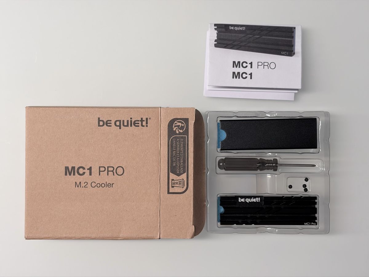 PC: be quiet! MC1 Pro M.2 SSD Kühler - Neu – Nuovo e nell'imballaggio originale da Rain venduto da PANSARTAX