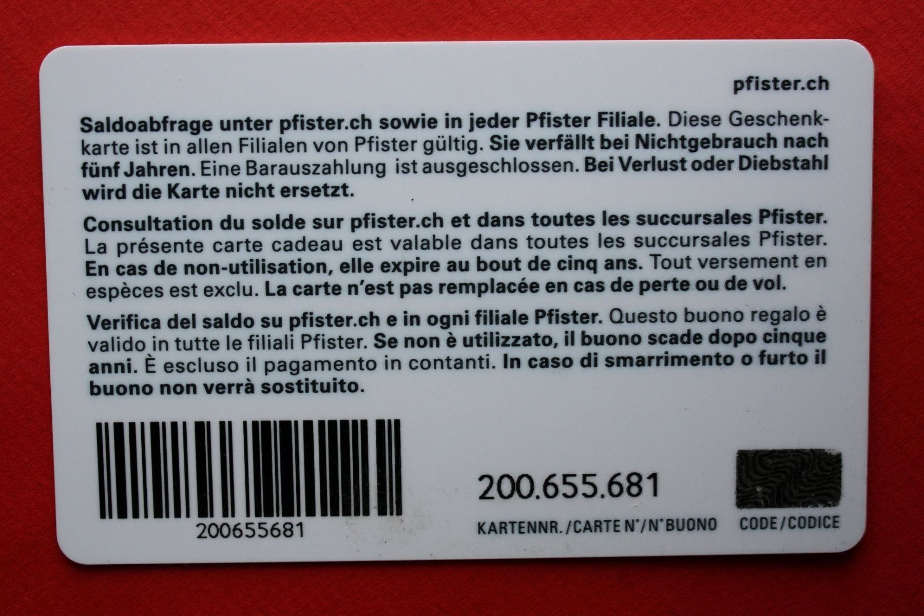 Cartoline: geschenkkarte – Usato da Laupen BE venduto da Gufi57 1