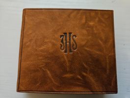 IHS Kreuzweg Andachtsbuch, Leder Etui, Top Zustand!