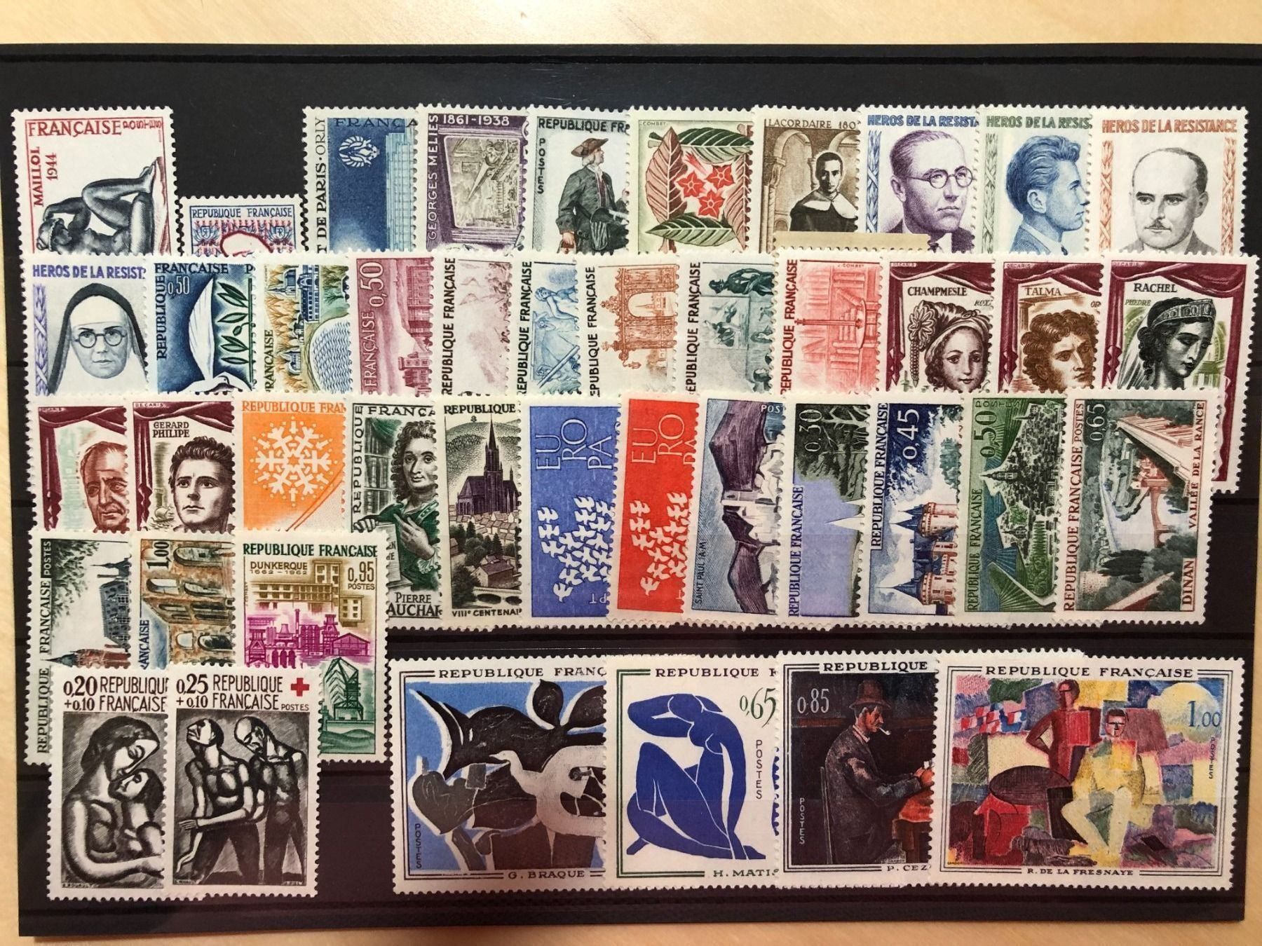 Tutti i francobolli: Année complète 1961 Neufs** – Nuovo e nell'imballaggio originale da Lausanne venduto da ffhoud