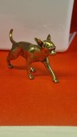 Messing Chihuahua Figur - Sammlerstück Hunde Figur!