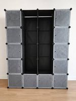 Modulares Kunststoff-Regalsystem / Schrank  viel Stauraum