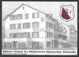 Schützenverein Schweiz. Studierende Zürich Lokal Drei Stuben