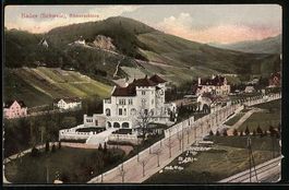 Baden, Römerschloss aus der Vogelschau