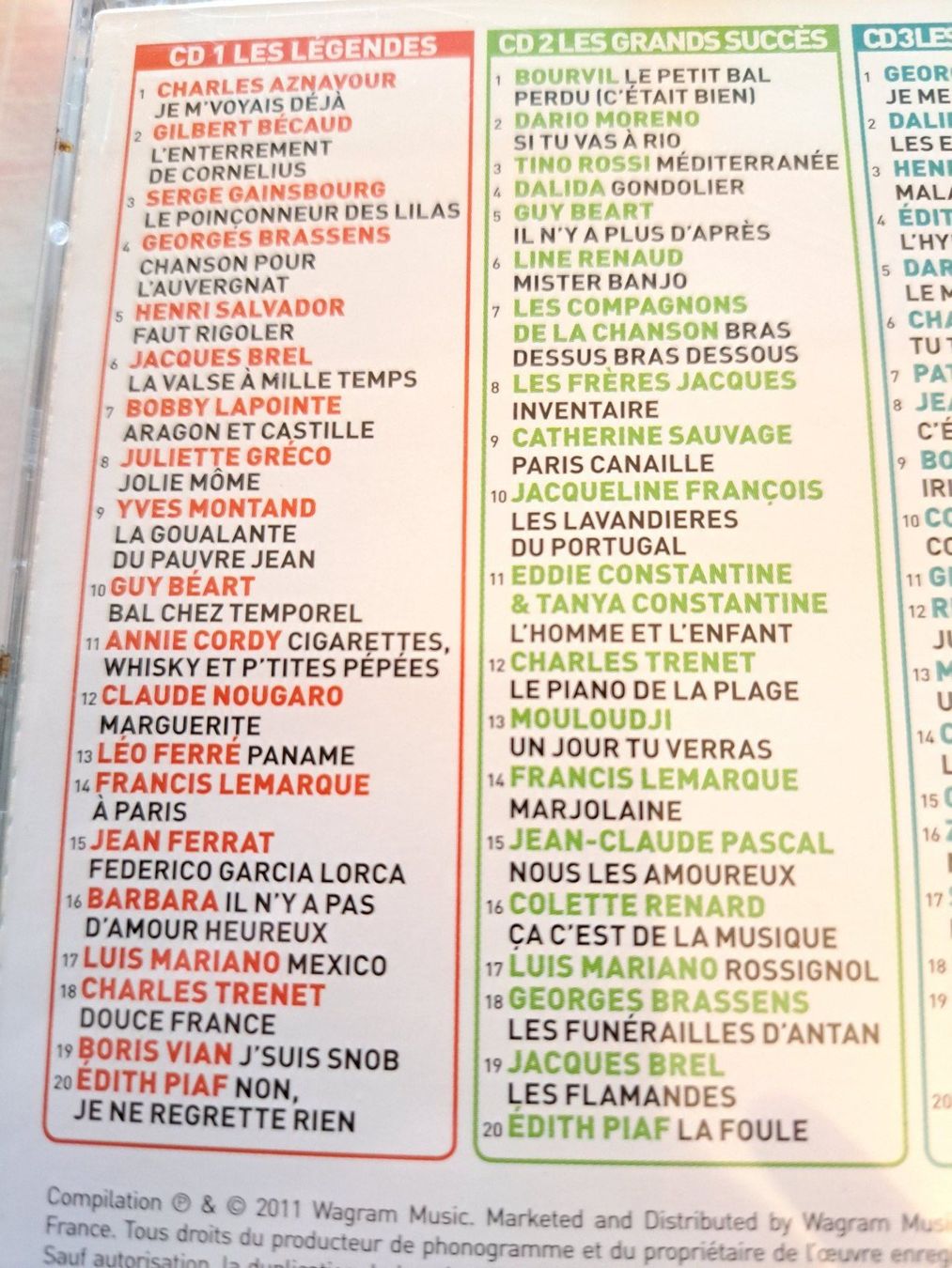 CDs: Cds Mega Chansons Françaises 4 Cds – Gebraucht aus Pully von bro_n52j 3