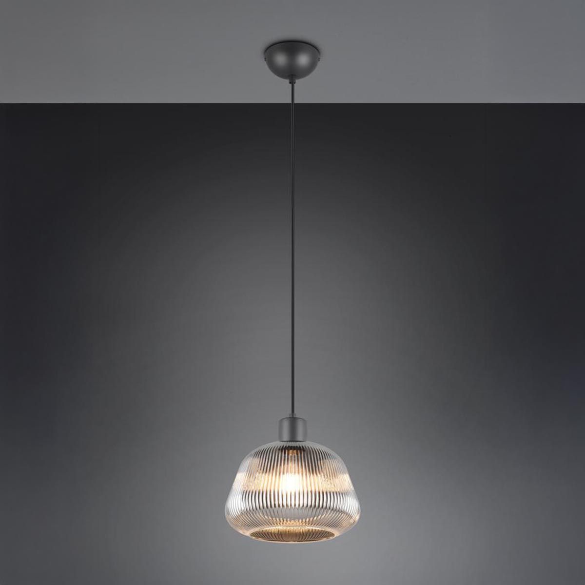 Kronleuchter & Deckenlampen: Pendelleuchte, Glas, Chrom, 22 cm Ø – Neu (gemäss Beschreibung) aus Kreuzlingen von Smart-Light