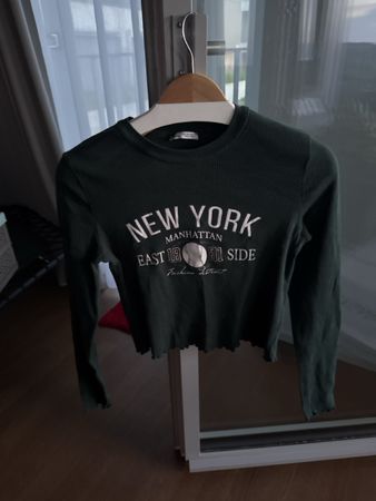 Langarmshirt New York Manhattan Damen Grösse L