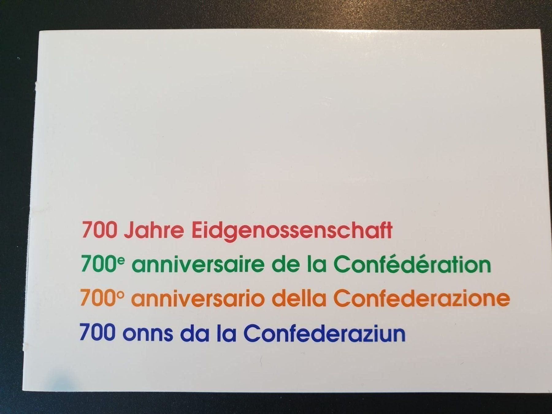 Tutti i francobolli: Briefmarken 700 Jahre Eidgenossenschaft – Nuovo (secondo la descrizione) da Zumikon venduto da chv_w96q 1