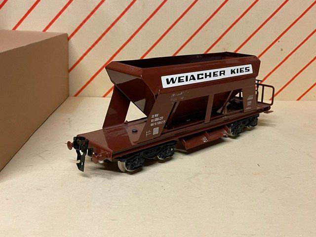 Modellini di ferrovie: Weiacher Kieswagen PZ-Model Spur 0 – Usato da Rudolfstetten venduto da Rrst1968 1