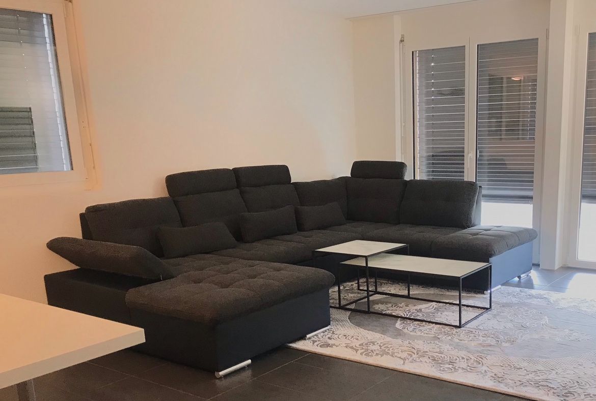 Divani: Wohnlandschaft U-Sofa mit Stauraum Anthrazit – Usato da Steinach venduto da nad_wsd8