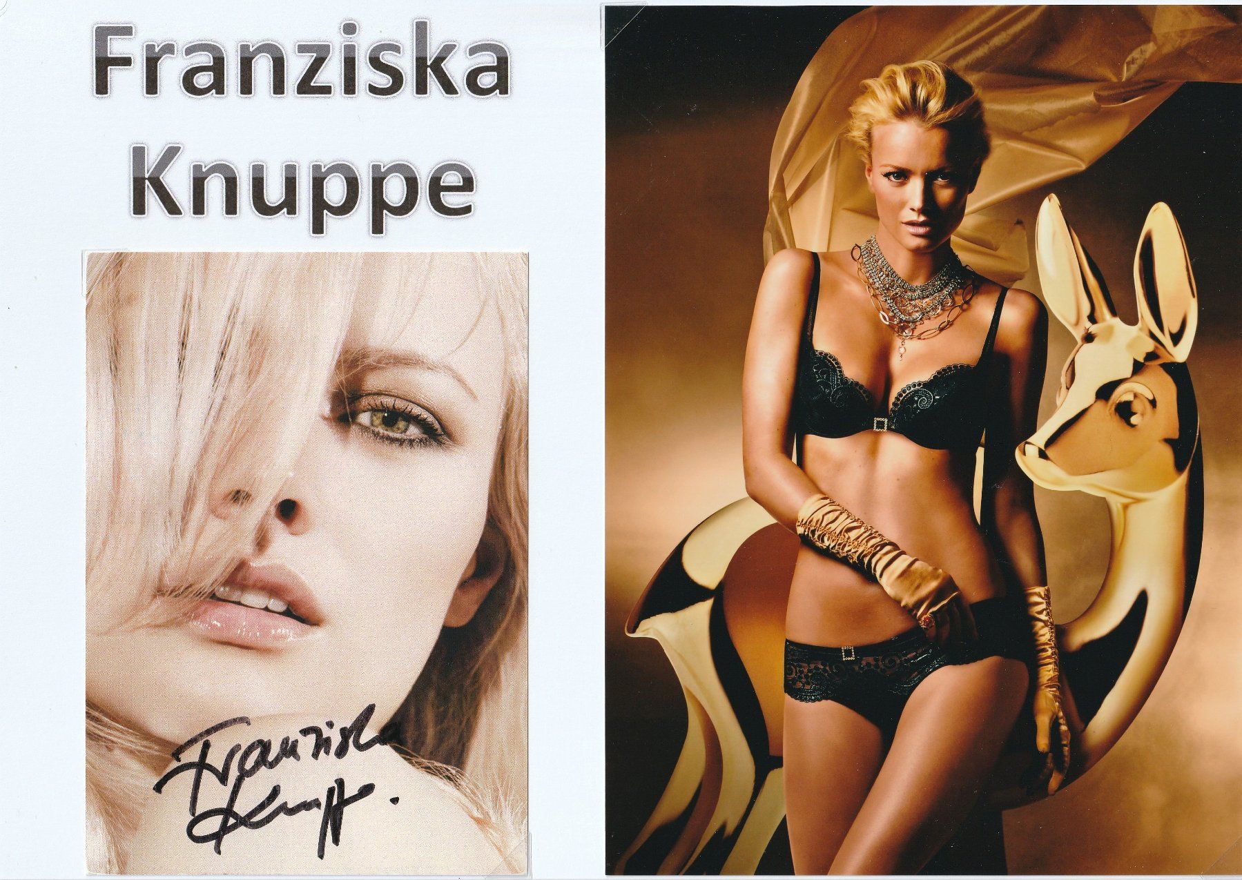 Autogramme: Franziska Knuppe / Originalautogramm – Gebraucht aus Schwyz von racingautographs
