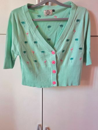 Süsse Strickjacke Banned Mint Grün XL 42