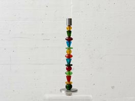 Kerzenständer von Räder Design, Glas & Aluminium, 1990er