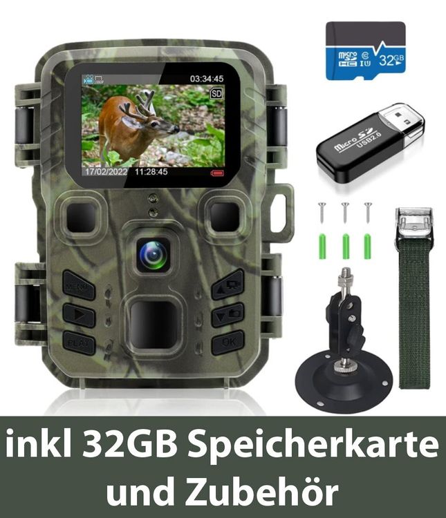 Berger & Schröter Wifi 4K Full HD 20MP Kamera Za Snemanje Divjih živali črne LED Diode, Snemanje