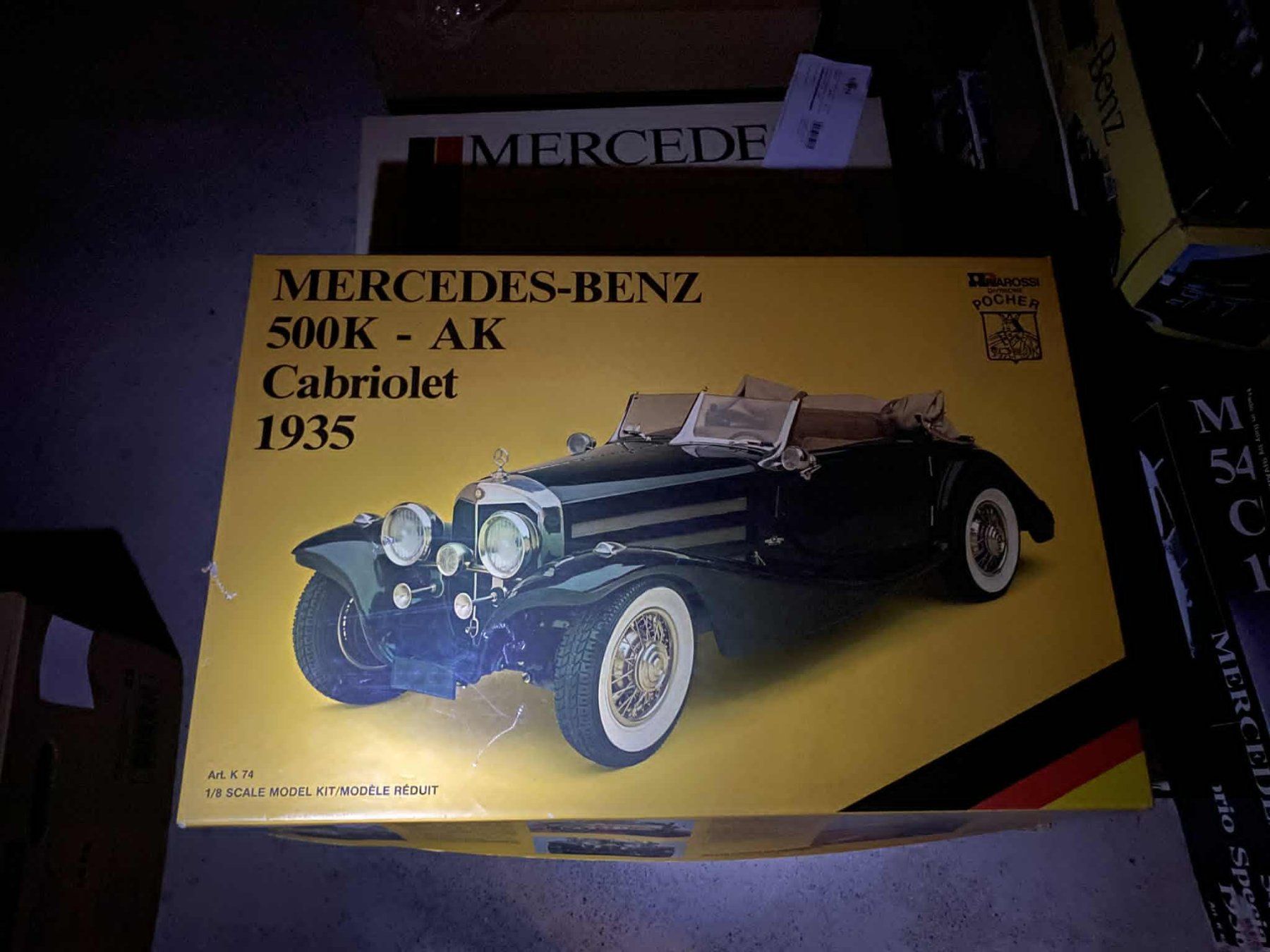 Pocher Modellini d'auto: Pocher K71 Mercedes 500K – Nuovo (secondo la descrizione) da Moutier venduto da GINGUM