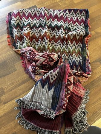 Farbenfrohes CODELLO Foulard mit Fransen – Top Zustand!