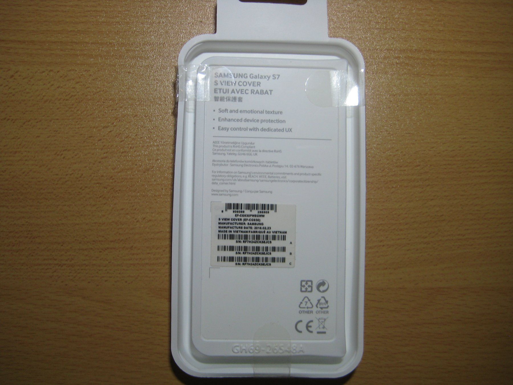 Samsung Cover & Protezioni schermo: Samsung S7 Orginal Hülle – Usato da Kerns venduto da Luvro 1