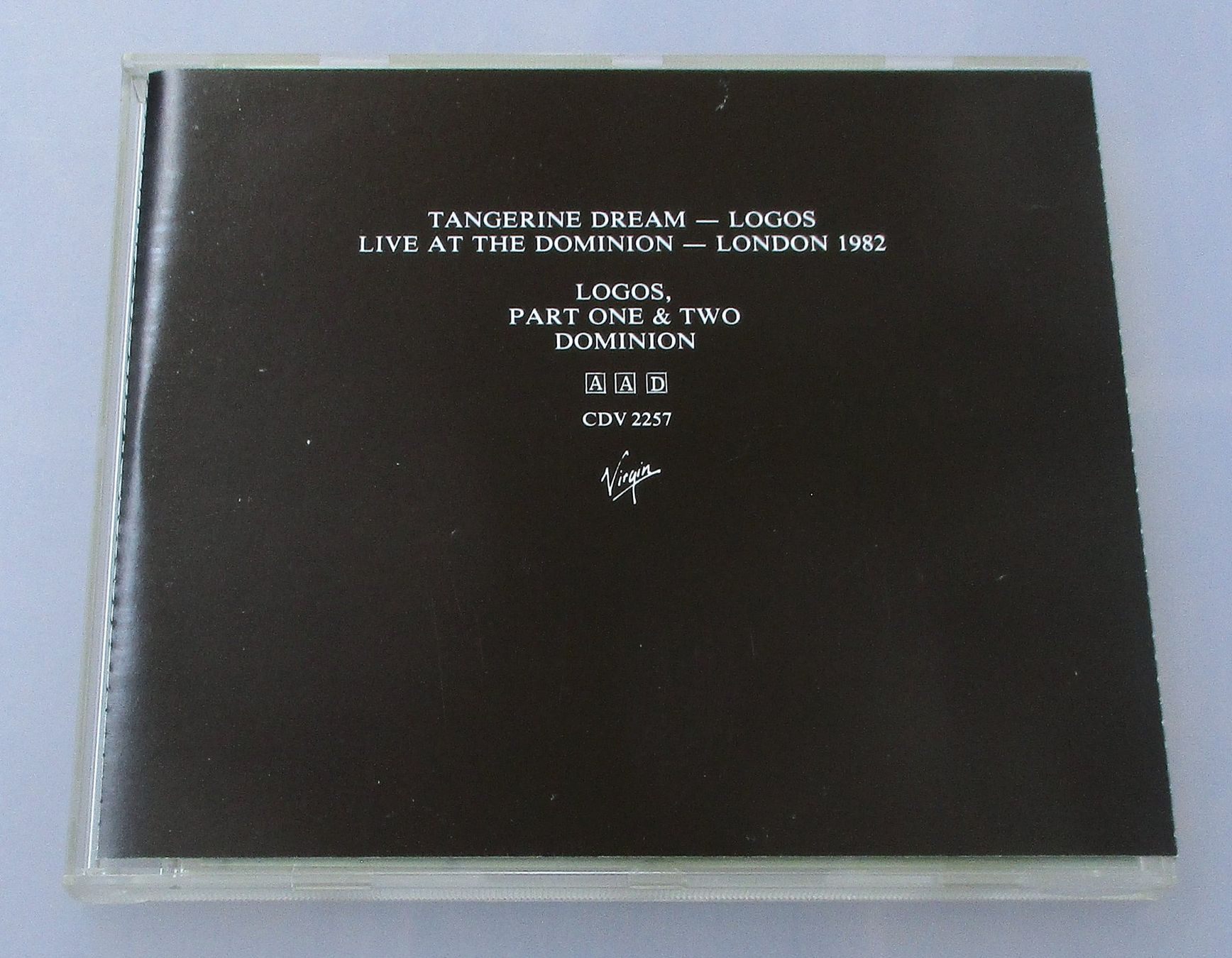 CD: TANGERINE DREAM - Logos Live – Usato da Wattwil venduto da Muriel11 1