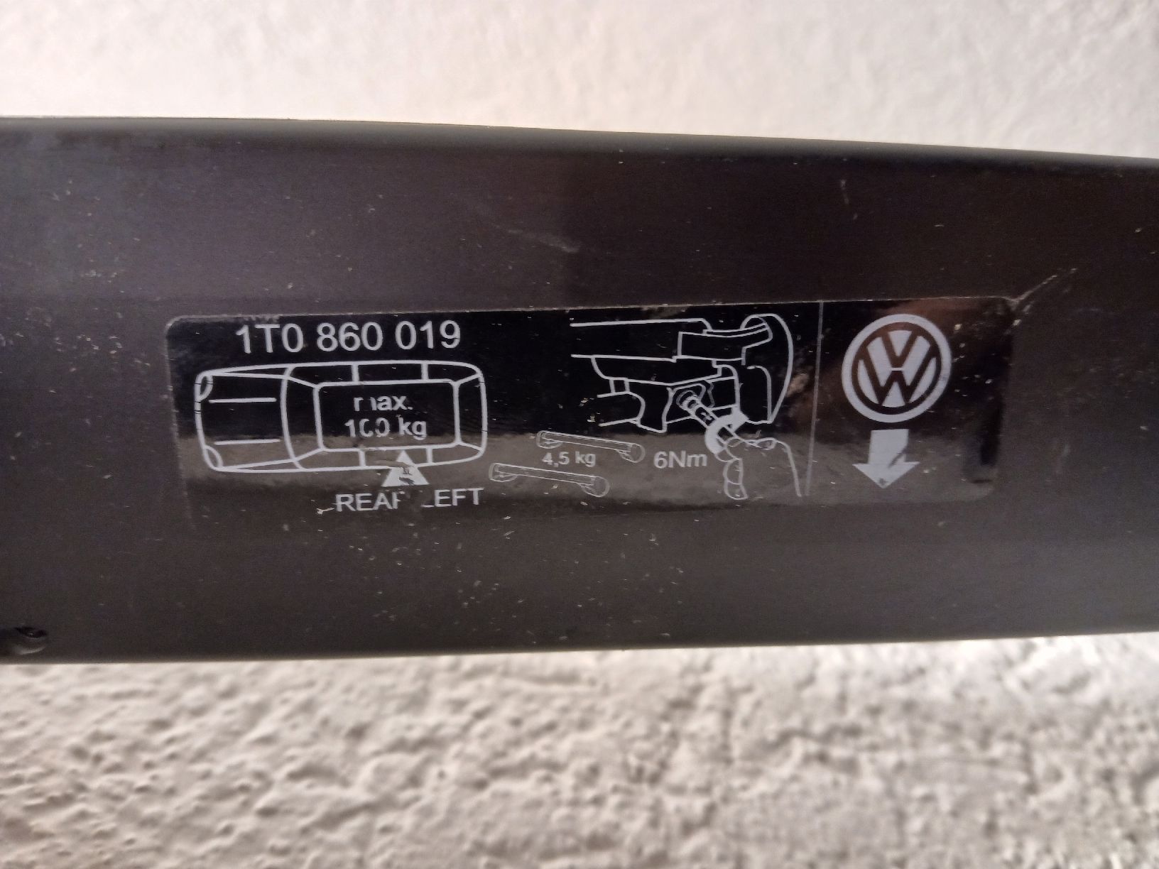 VW Portapacchi: Dachträger zu VW Touran 2012 – Usato da Rüdtligen venduto da winunan 4