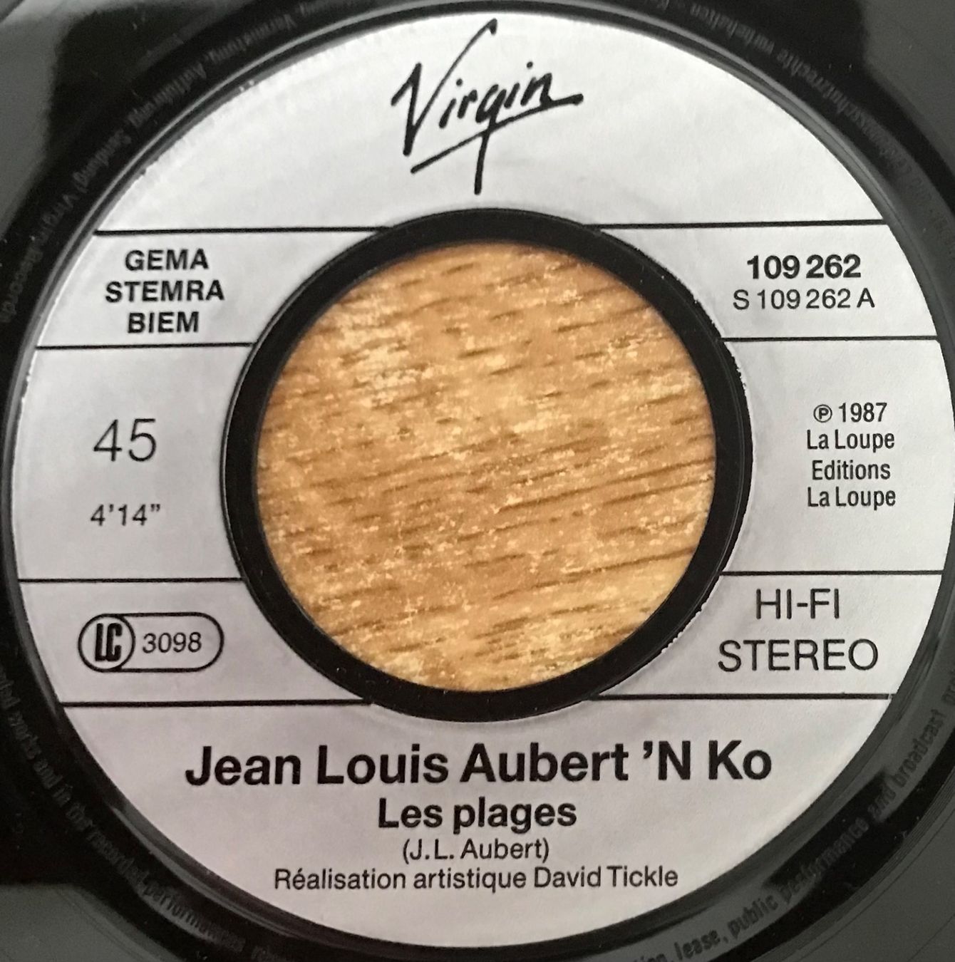 Dischi in vinile: JEAN LOUIS AUBERT 'N KO - LES PLAGES – Usato da Bussigny venduto da vinyl-pas-cher 2