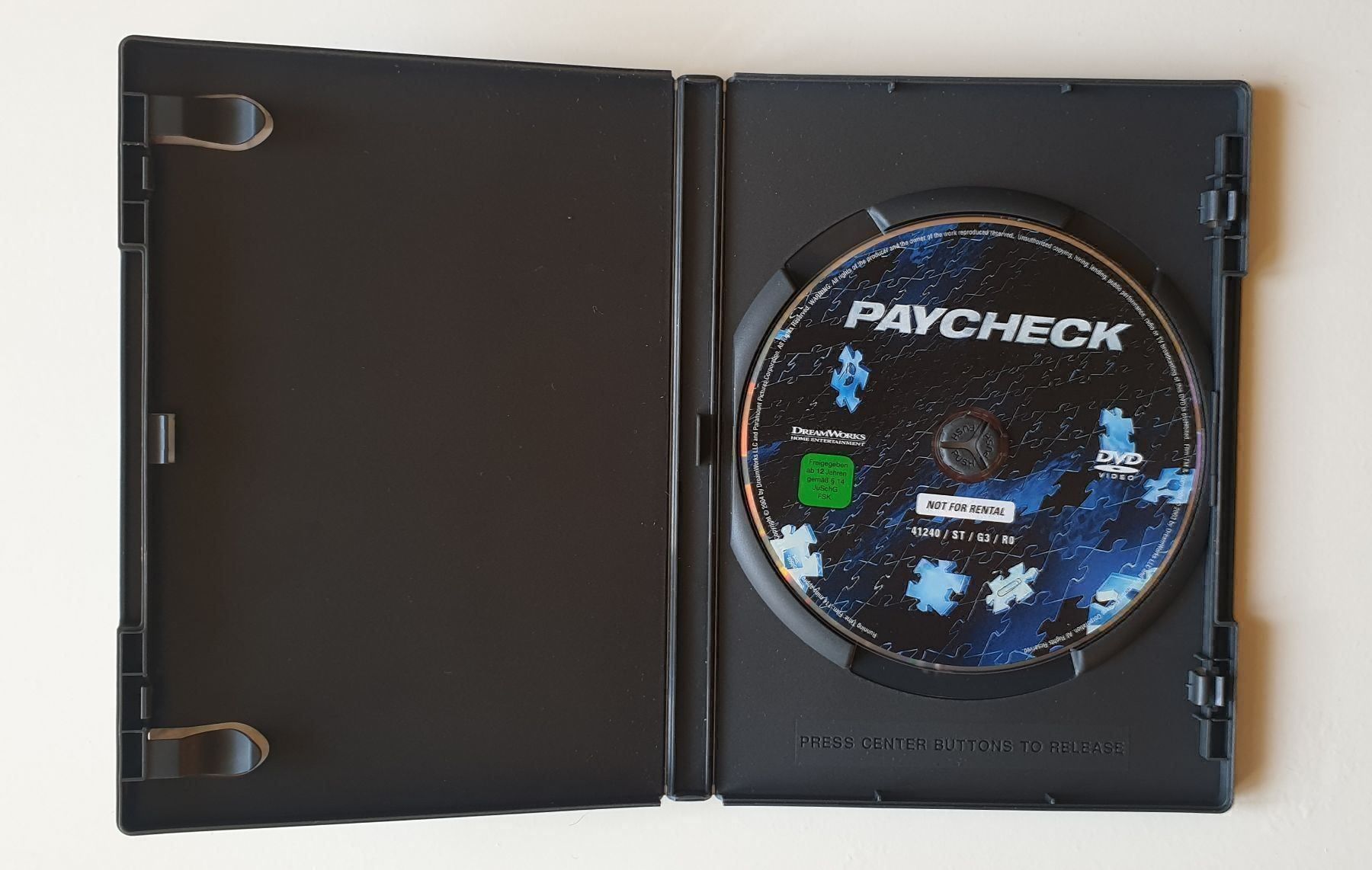 Tutti i DVDs: DVD Paycheck - Die Abrechnung – Usato da Spiez venduto da Spacelightning 2