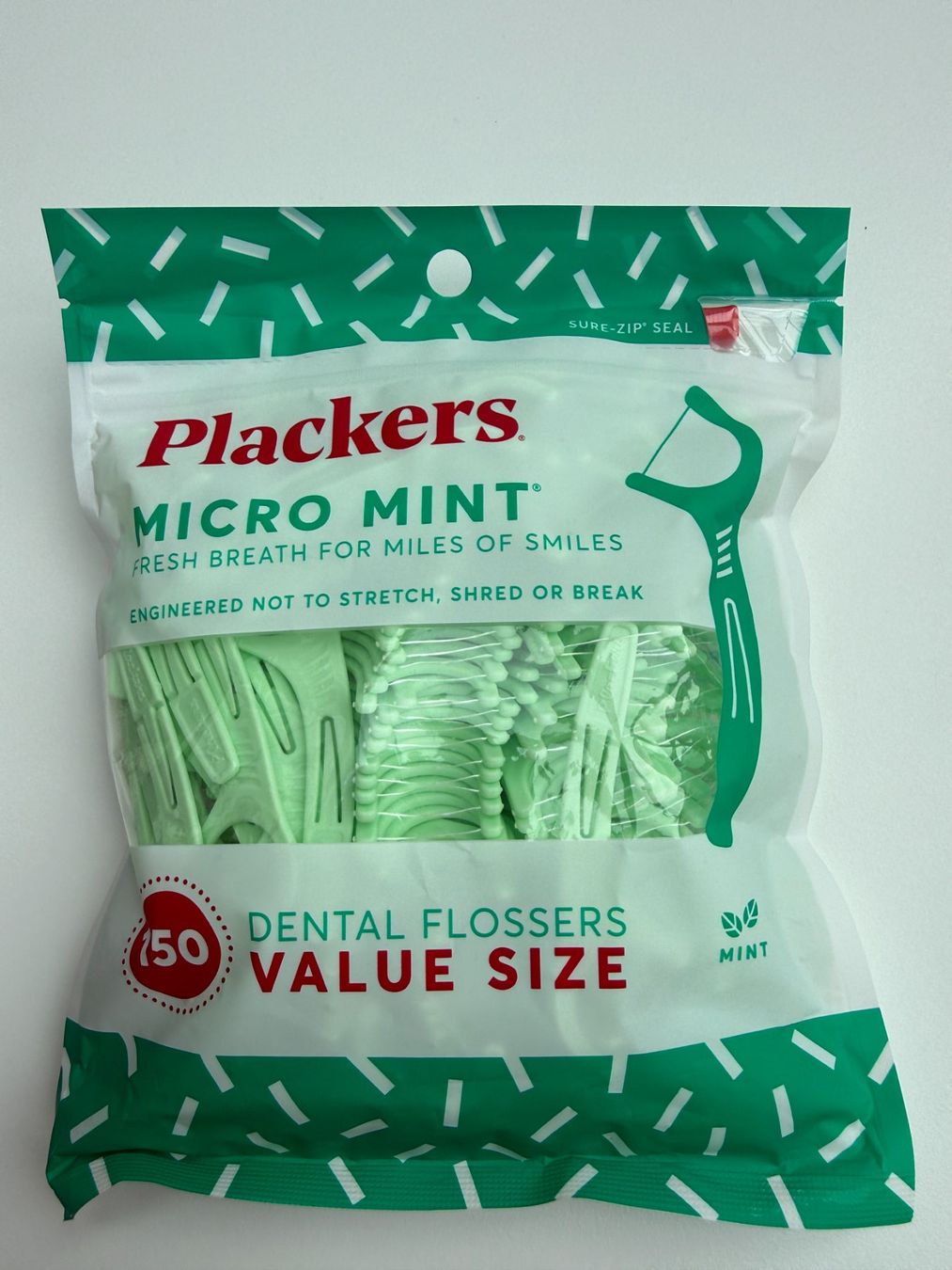 Cura dei denti: Plackers Micro Mint Flossers, Dental-Flossers, 150 Pack – Nuovo e nell'imballaggio originale da Unterengstringen venduto da Tnovus